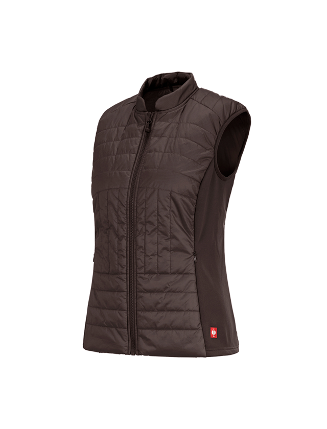 Gardening / Forestry / Farming: e.s. Function quilted bodywarmer thermo stretch,l. + chestnut 2