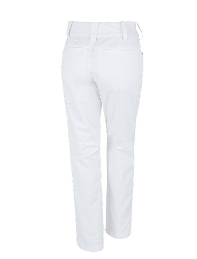 Work Trousers: e.s. Trousers base, ladies' + white 1