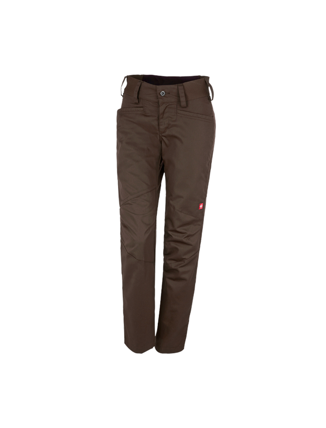 Plumbers / Installers: e.s. Trousers base, ladies' + chestnut