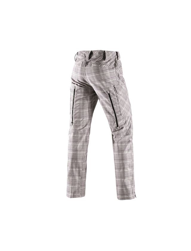 Work Trousers: e.s. Trousers pocket, men's + chestnut/white 1