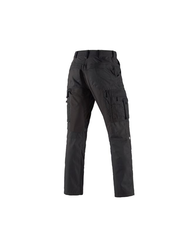 Work Trousers: Cargo trousers e.s. comfort + black 3