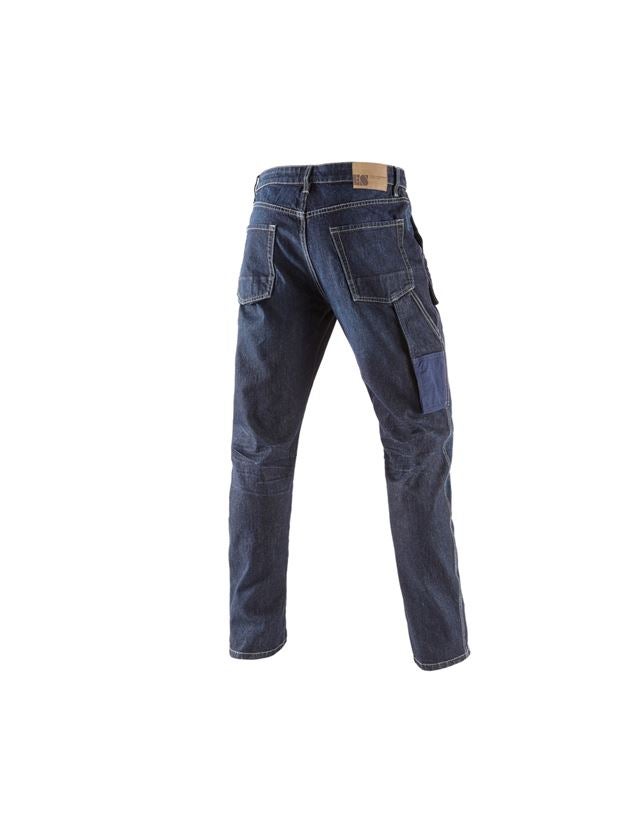 Arbetsbyxor: e.s. 7-fickors-jeans POWERdenim + darkwashed 1