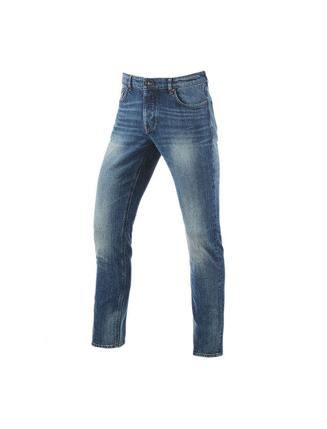 Topics: e.s. 5-pocket stretch jeans, slim + mediumwashed