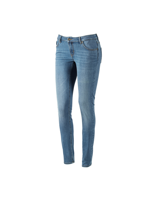 Arbetsbyxor: e.s. 5-fickors-stretch-jeans, dam + stonewashed 2
