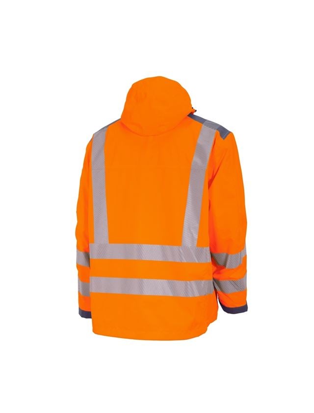 Work Jackets: High-vis functional jacket e.s.prestige + high-vis orange/grey 2