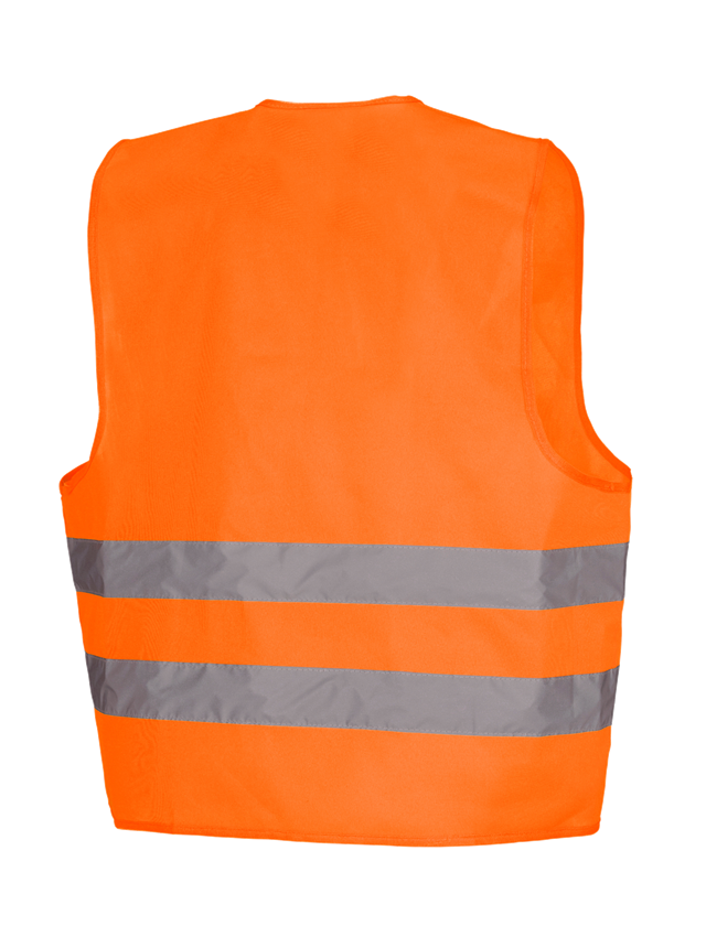 Work Body Warmer: STONEKIT High-Vis bodywarmer Basic + high-vis orange