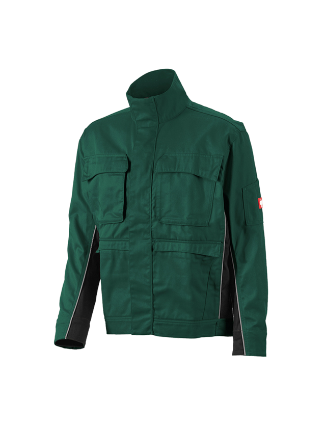 Work Jackets: Work jacket e.s.active + green/black 2