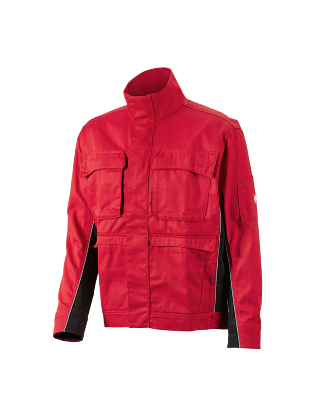 Gardening / Forestry / Farming: Work jacket e.s.active + red/black 2