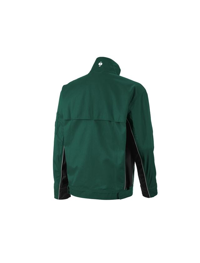 Work Jackets: Work jacket e.s.active + green/black 3