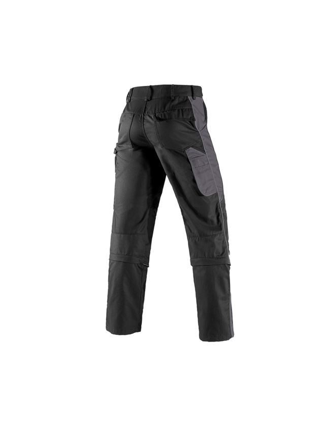 Plumbers / Installers: Zip-Off trousers e.s.active + black/anthracite 3