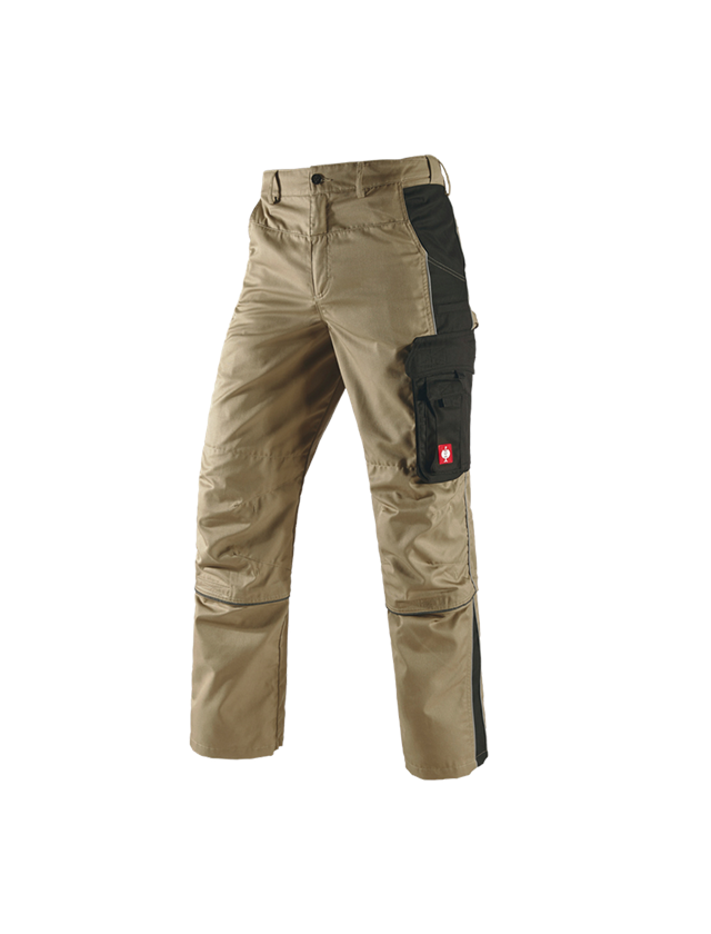 Work Trousers: Zip-Off trousers e.s.active + khaki/black 2