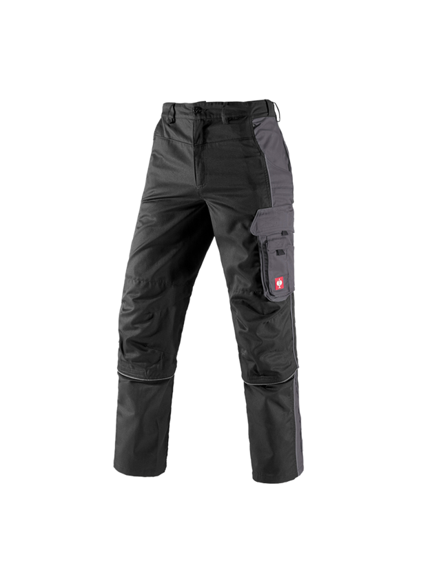 Plumbers / Installers: Zip-Off trousers e.s.active + black/anthracite 2