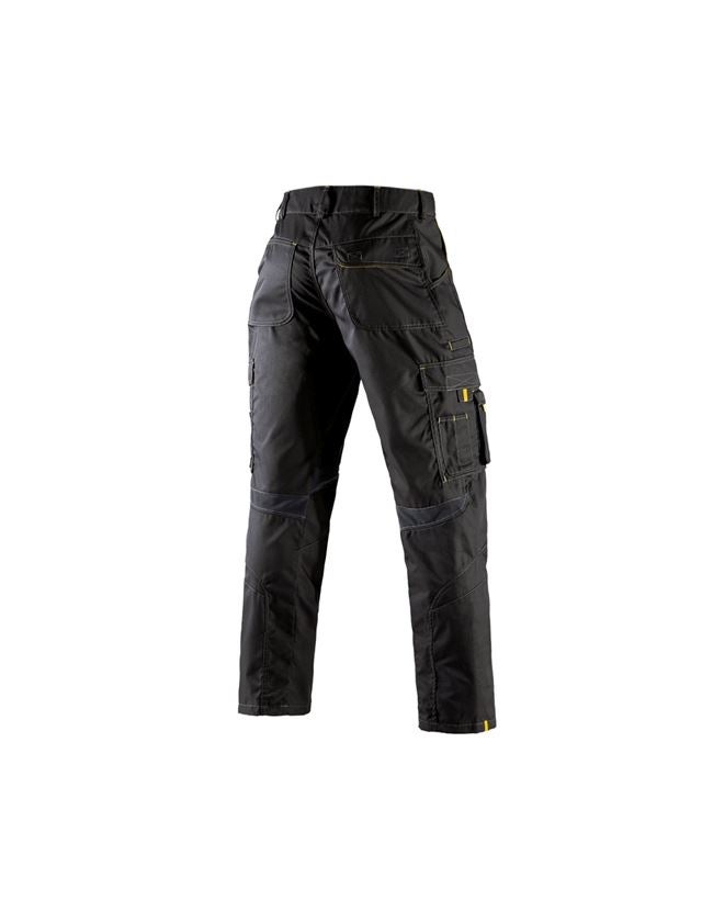 Work Trousers: Trousers e.s.akzent + black/yellow 3