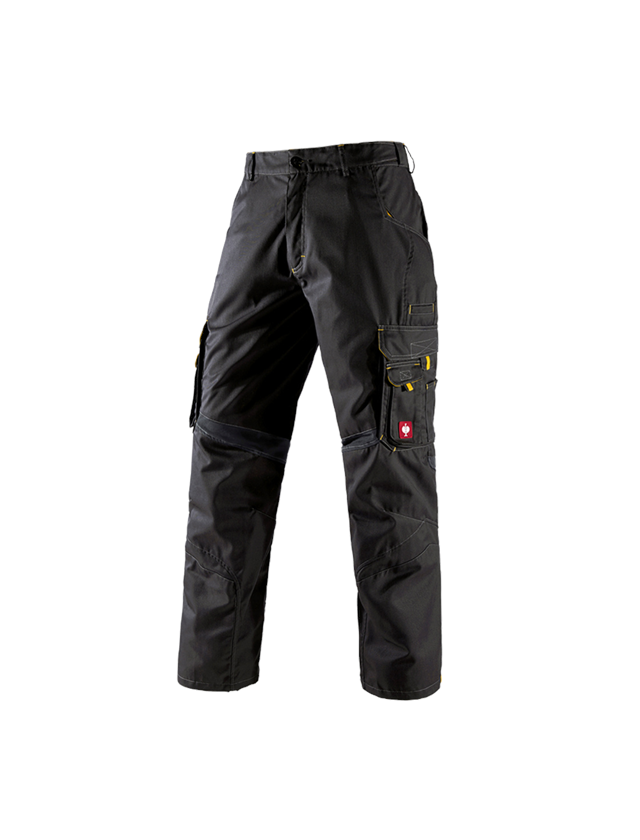 Work Trousers: Trousers e.s.akzent + black/yellow 2