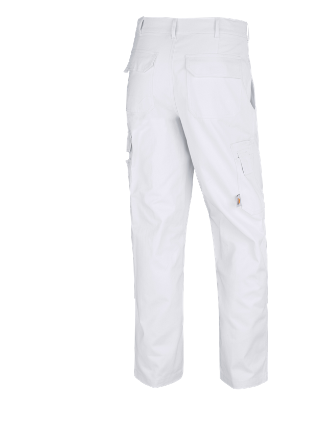Work Trousers: STONEKIT Trousers Aalborg + white 1