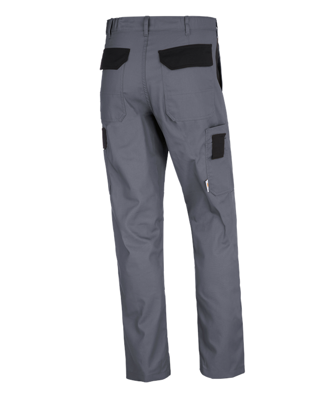 Work Trousers: STONEKIT Trousers Odense + grey/black 1
