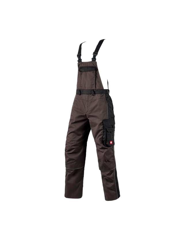 Work Trousers: Bib & Brace e.s.active + brown/black 2