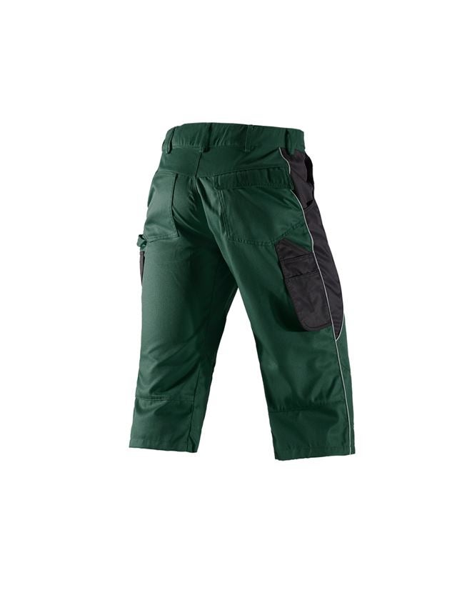 Topics: e.s.active 3/4 length trousers + green/black 3