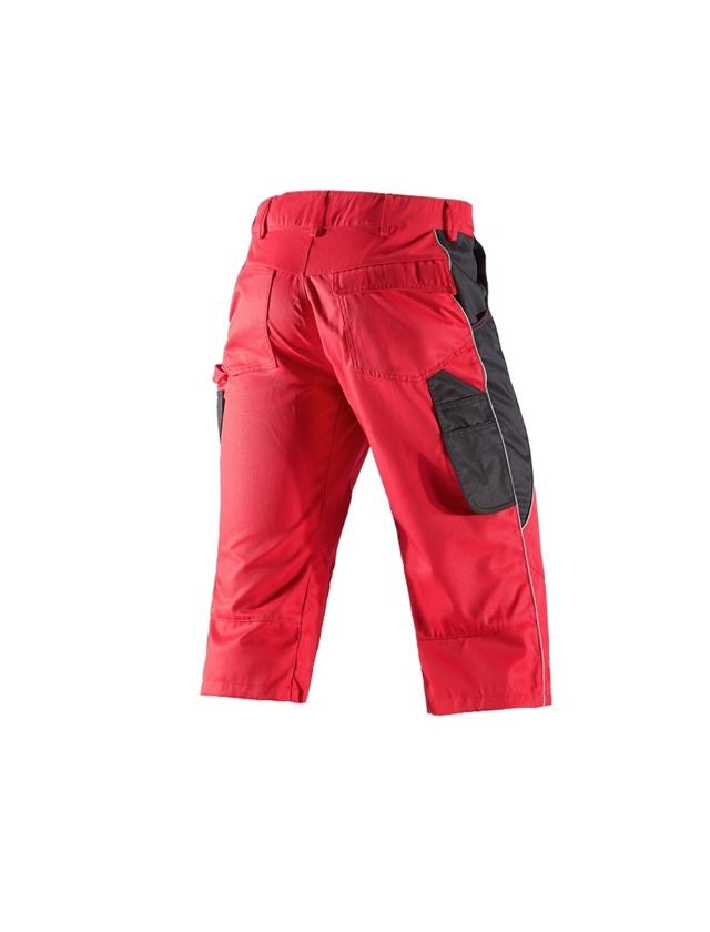 Gardening / Forestry / Farming: e.s.active 3/4 length trousers + red/black 3