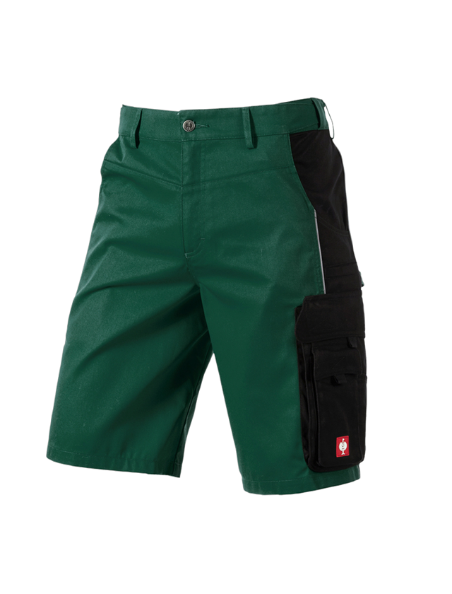 Arbetsbyxor: Shorts e.s.active + grön/svart 2