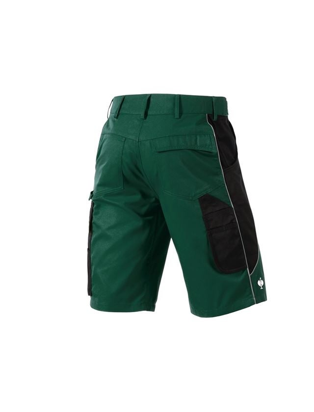Arbetsbyxor: Shorts e.s.active + grön/svart 3
