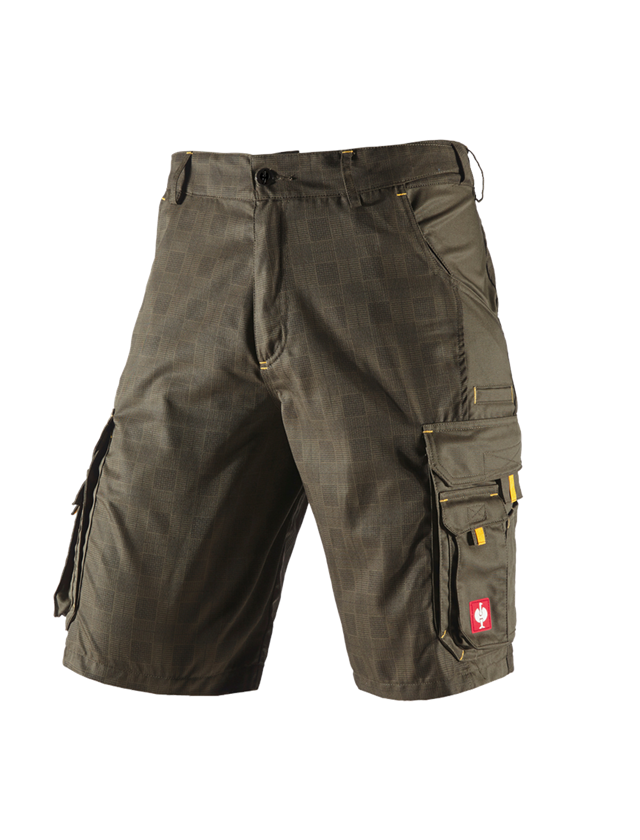 Work Trousers: Shorts e.s. carat + olive/yellow 2