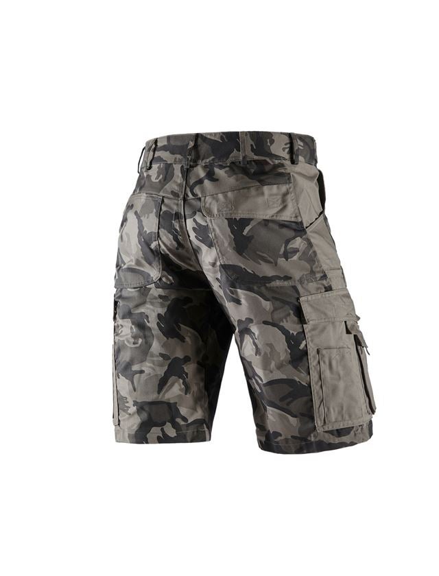 Arbetsbyxor: Shorts e.s.camouflage + kamouflage stengrå 3