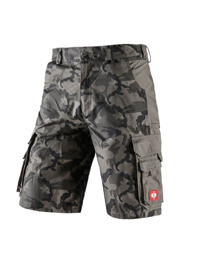 Arbetsbyxor: Shorts e.s.camouflage + kamouflage stengrå 2