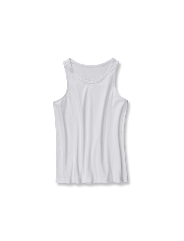Underkläder |  Underställ: e.s. cotton stretch tank-tröja + vit