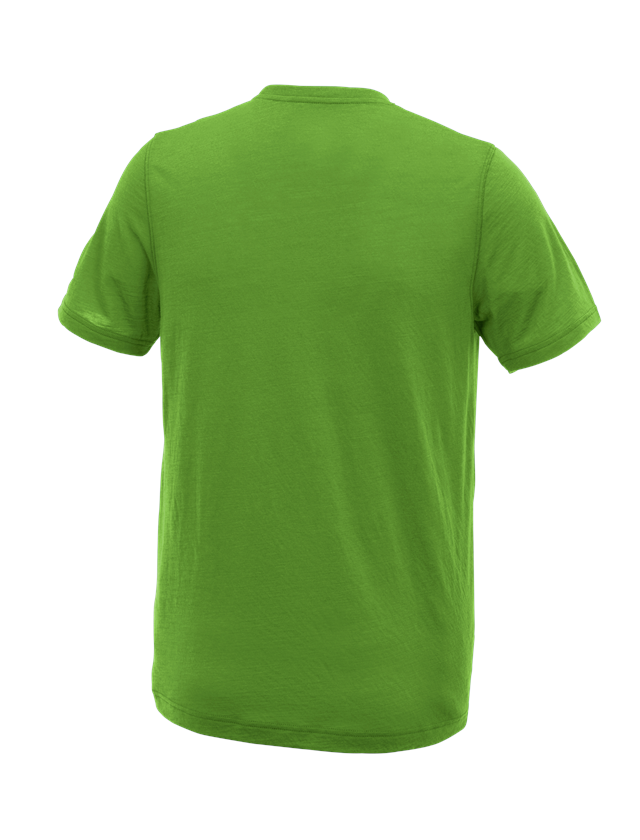 Teman: e.s. t-shirt Merino light + sjögrön 3