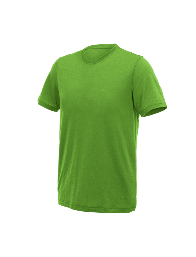 Teman: e.s. t-shirt Merino light + sjögrön 2