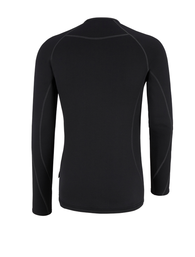 Underkläder |  Underställ: e.s. långärmad topp thermo stretch - x-warm + svart 3