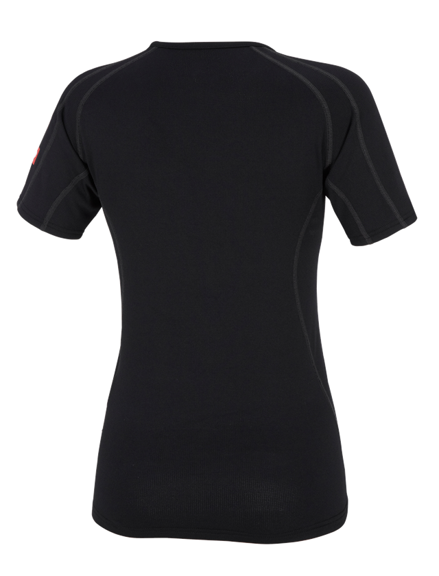Termounderkläder: e.s. t-shirt clima-pro, warm, dam + svart 3