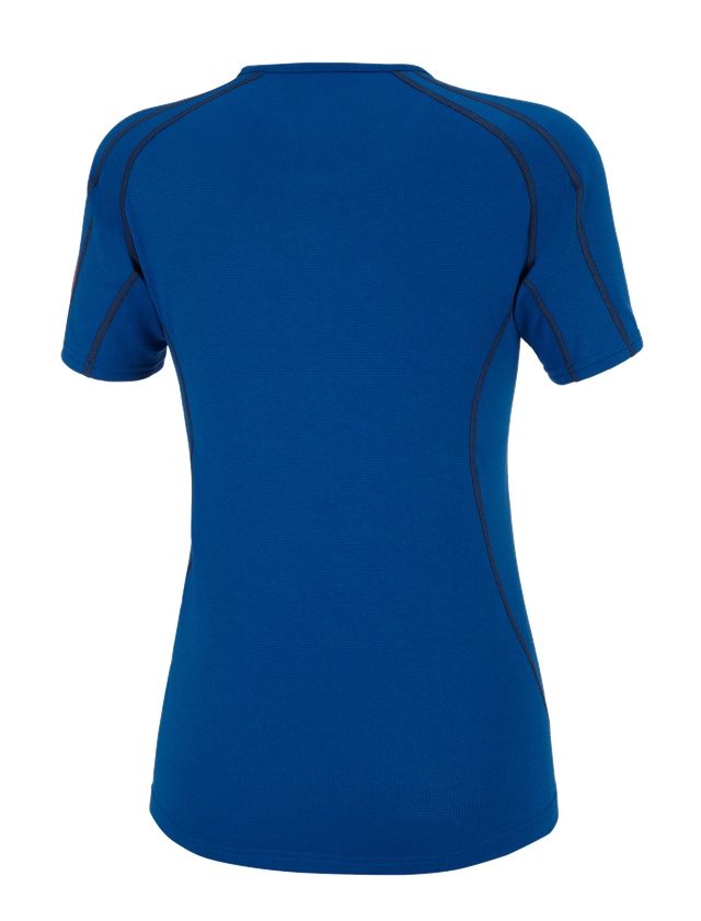 Termounderkläder: e.s. t-shirt clima-pro, warm, dam + gentianablå 3