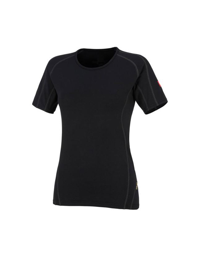 Termounderkläder: e.s. t-shirt clima-pro, warm, dam + svart 2