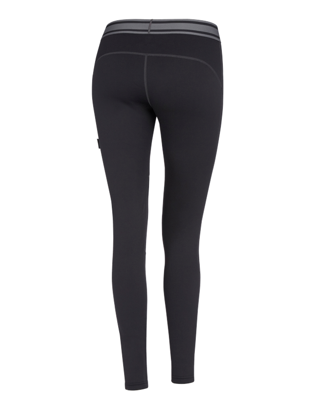Thermal Underwear: e.s.funct.long-pants thermo stretch-x-warm,ladies' + black 1