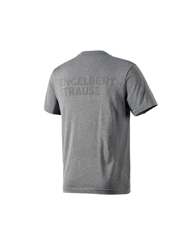 Överdelar: T-Shirt seamless e.s.trail + basaltgrå melange 1