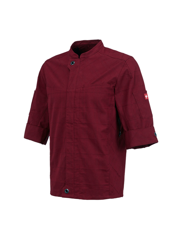 Shirts, Pullover & more: Work jacket short sleeved e.s.fusion, men's + ruby