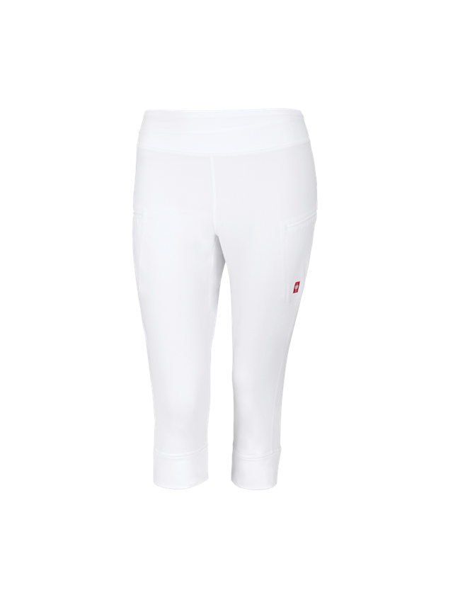 Work Trousers: e.s. 3/4 Workwear jazz pants + white