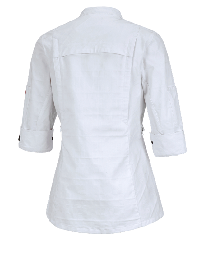 Topics: Work jacket 3/4-sleeve e.s.fusion, ladies' + white 1