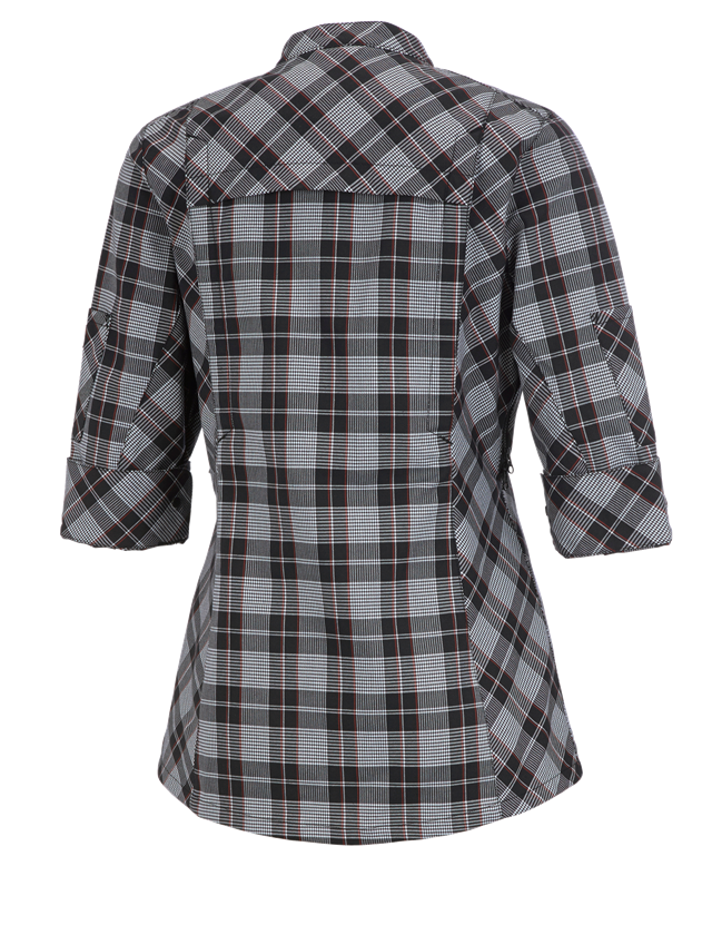 Shirts, Pullover & more: Work jacket 3/4-sleeve e.s.fusion, ladies' + black/white/red 1