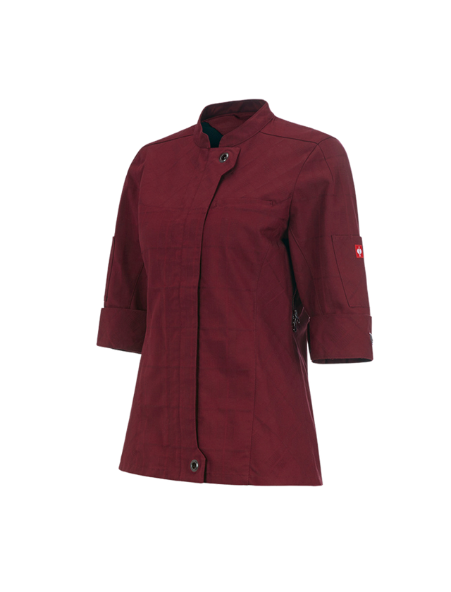 Shirts, Pullover & more: Work jacket 3/4-sleeve e.s.fusion, ladies' + ruby