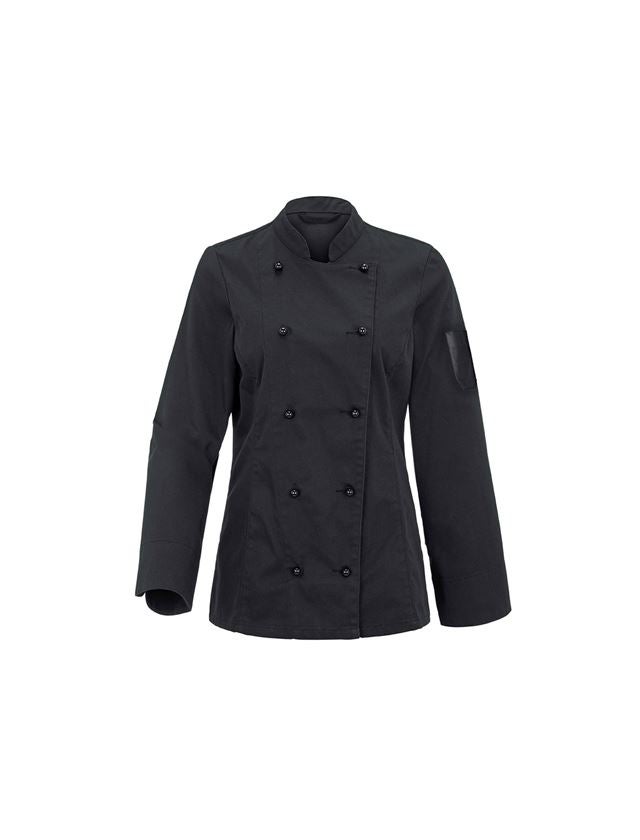 Shirts, Pullover & more: Women's chef jacket Darla II + black
