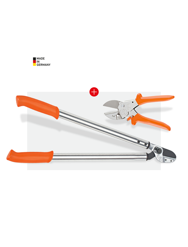 Scissors: Branch and garden shears combi-set