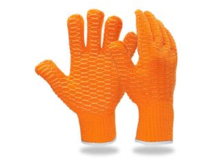 PVC knitted gloves Criss-Cross