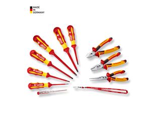 VDE safety pliers and screwdriver set